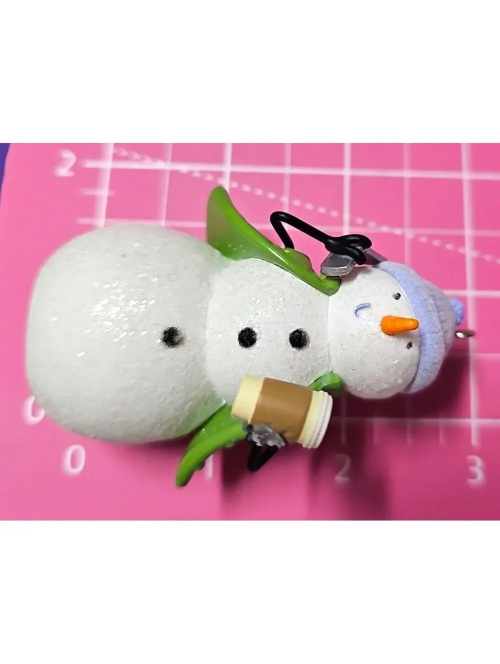 Hallmark Keepsake 2008 Snow on the Go Snowman Ornament w/ Box